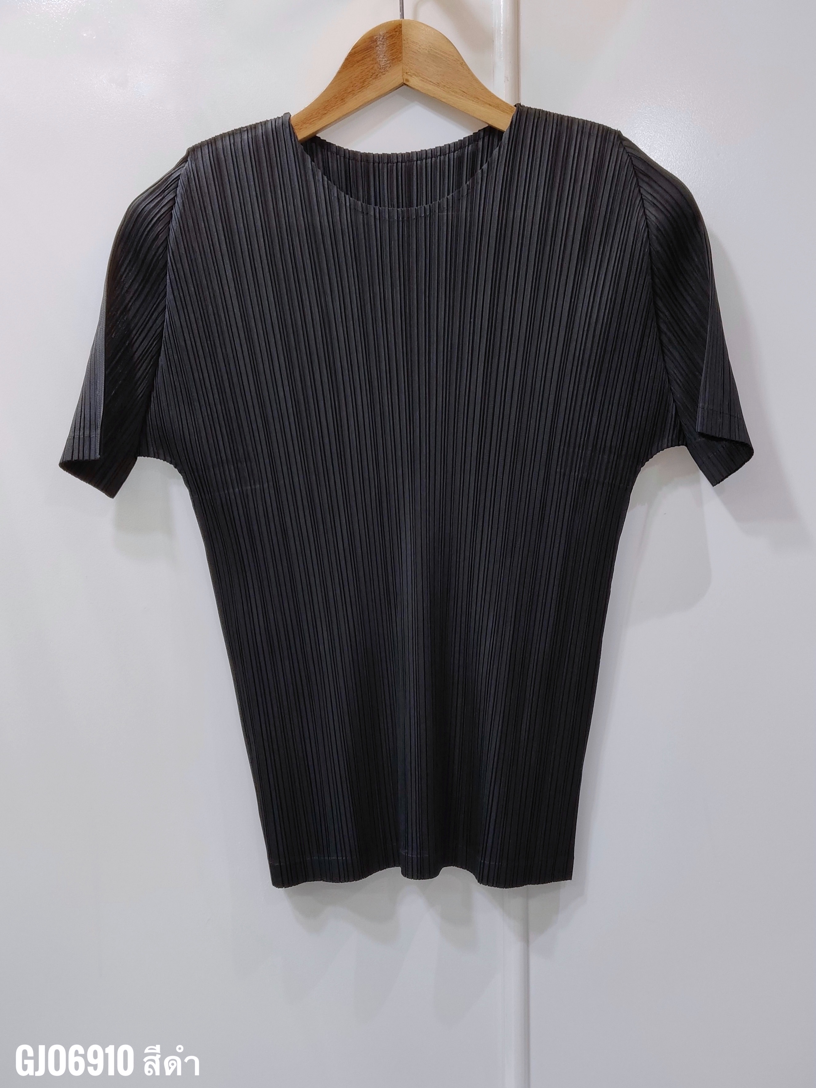 เพิ่มสีใหม่!! 2MUAY BASIC GJO6910 เสื้อพลีทคุณภาพ SHORT SLEEVE PLEATED TOP 14 สี FREE SIZE