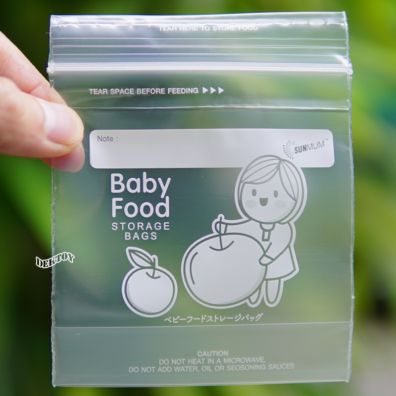 3กล่อง SUNMUM ซันมัม ถุงบรรจุอาหารแช่งแข็งสำหรับเด็ก30ใบ