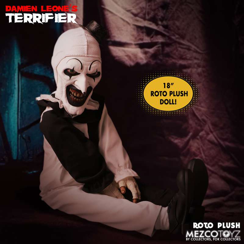 [สั่งจอง] Mezco Toyz MDS ROTO PLUSH : Terrifier - Art the Clown