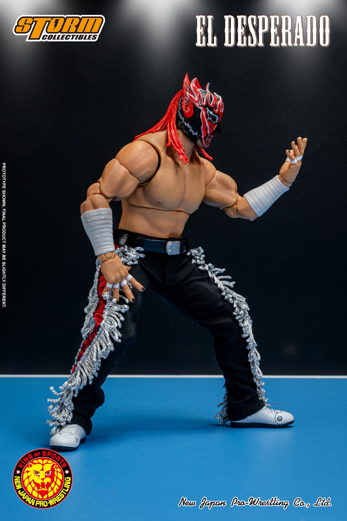 [สั่งจอง]Storm Toys NJED01 1/12 : EL DESPERADO (Red Mask Version) New Japan Pro Wrestling