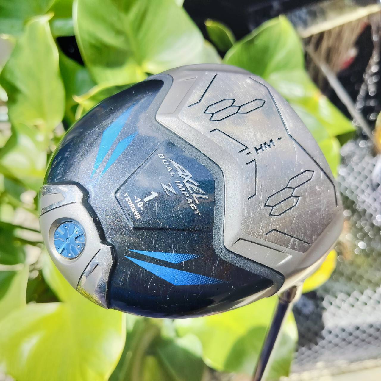 Driver TSURUYA AXEL DUAL IMPACT -HM- องศา 10 ก้าน FUJIKURA ROMBAX FLEX S หัวใหญ่ ออกแบบให้ตีง่าย และตีไกลด้วยเทคโนโลยี สุดล้ำของประเทศญี่ปุ่น ไม้กอล์ฟพรีเมี่ยมญี่ปุ่นมือสอง By NakaraLuxurious