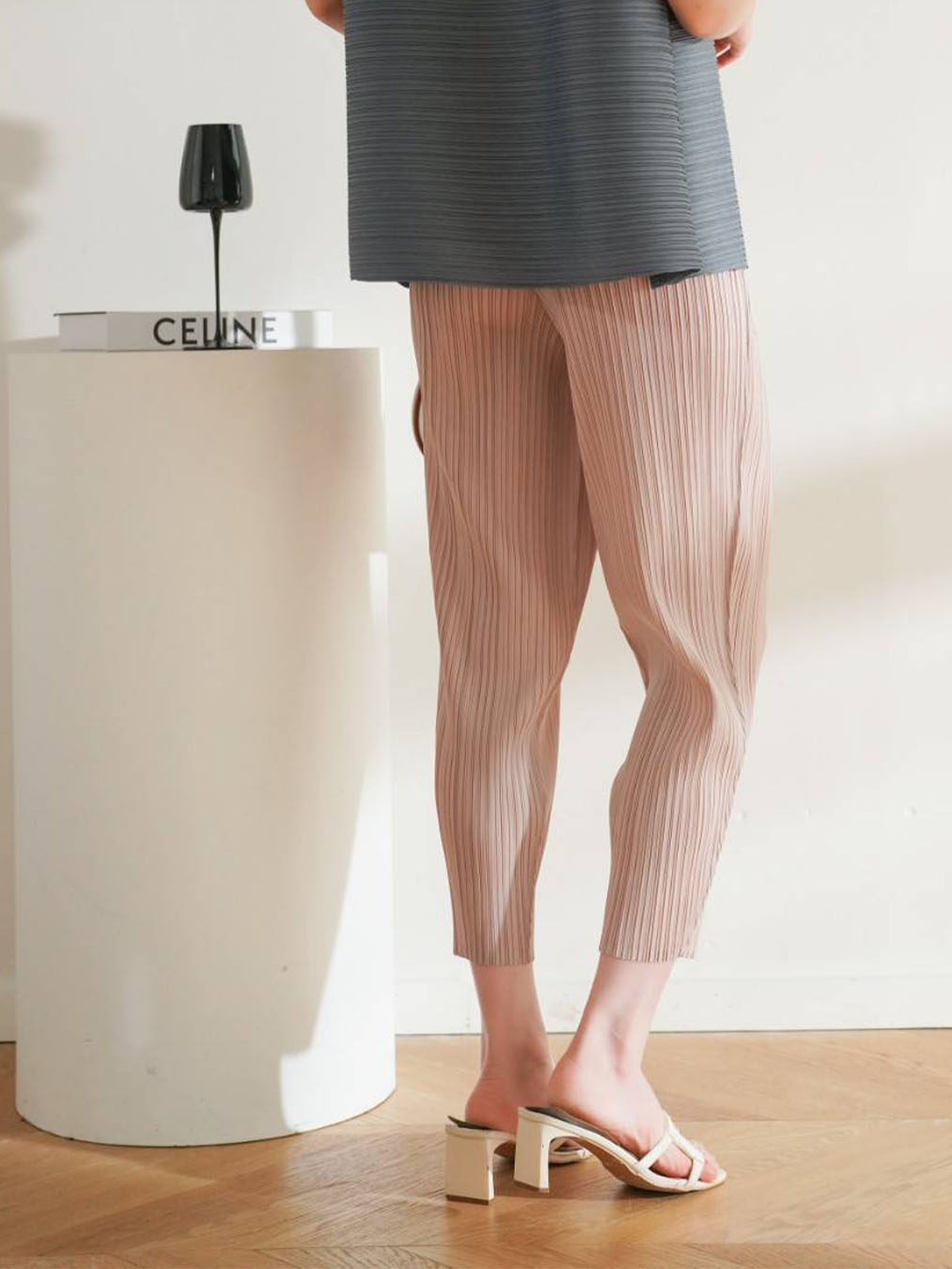 ยาว 34นิ้ว!! 2MUAY รุ่น GJO2188 กางเกงผู้หญิง กางเกงอัดพลีทคุณภาพ 12สี FREE SIZE CASUAL FIT PLEATES PANTS