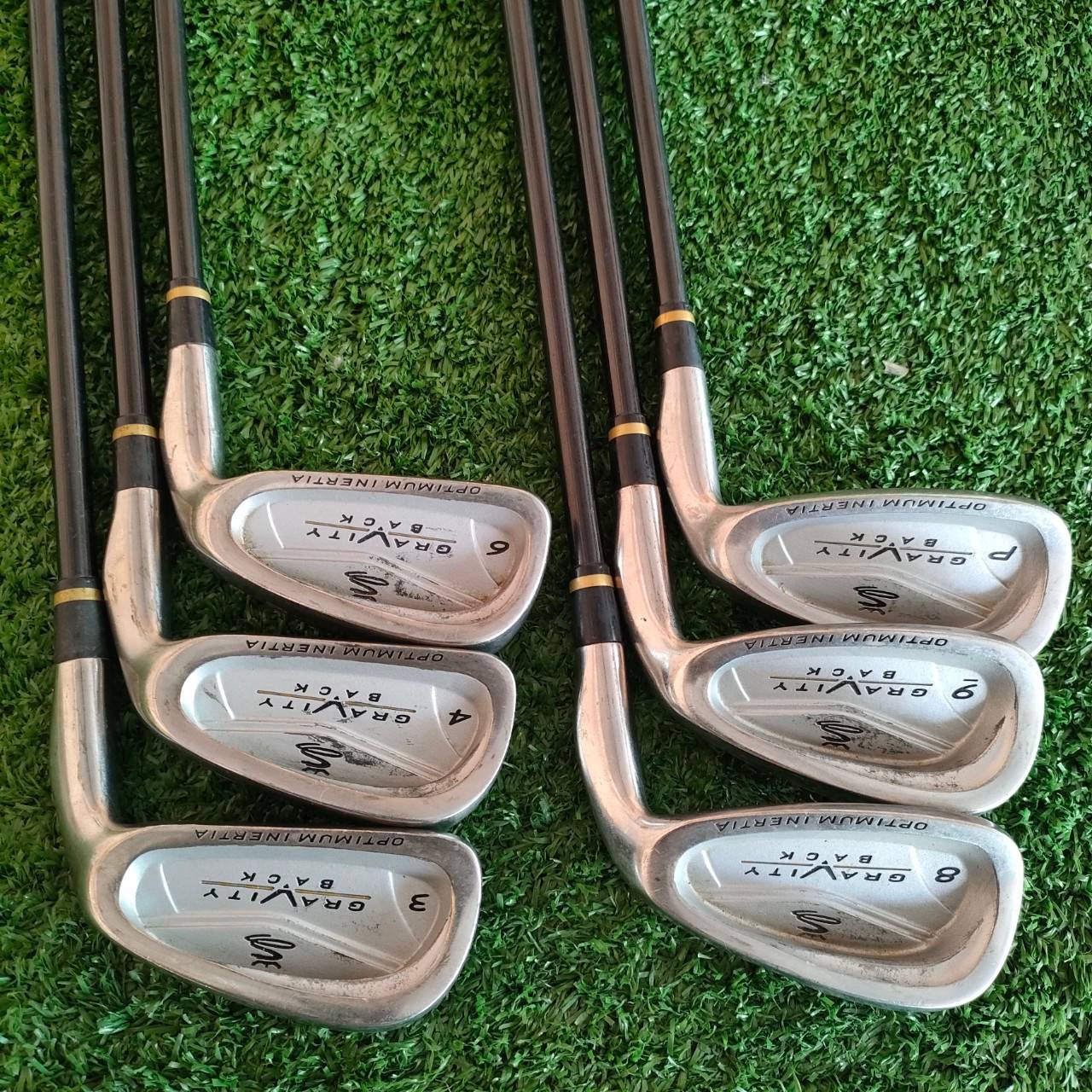 ชุดเหล็ก KING COBRA GRAVITY BACK มีเหล็ก 3,4,6,8,9 เเละ P ** ขาดเหล็ก5 เเละ 7** ก้าน COBRA FLEX R เหล็กตีง่ายครับ