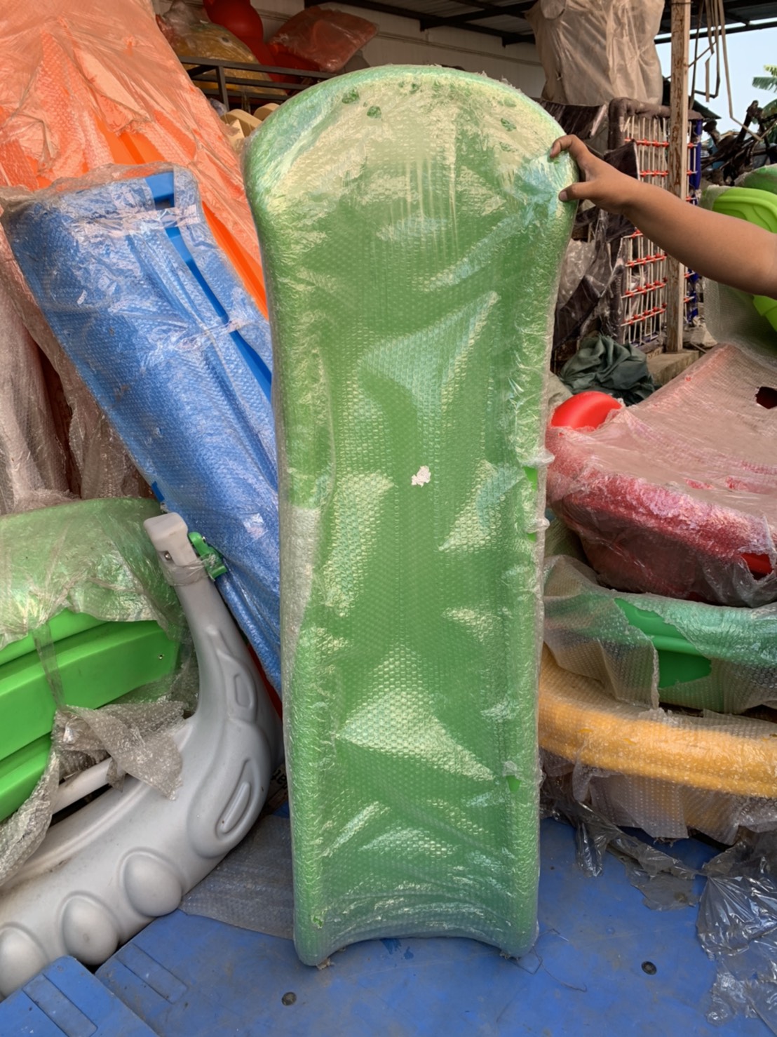 อะไหล่รางสไลเดอร์ รางเดี่ยว ยาว 170-360 ซม.รางกระดานลื่นตั้งกับโครงสูง 60-150 ซม. อะไหล่กระดานลื่นพลาสติก พร้อมส่ง อะไหล่สนามเด็กเล่น