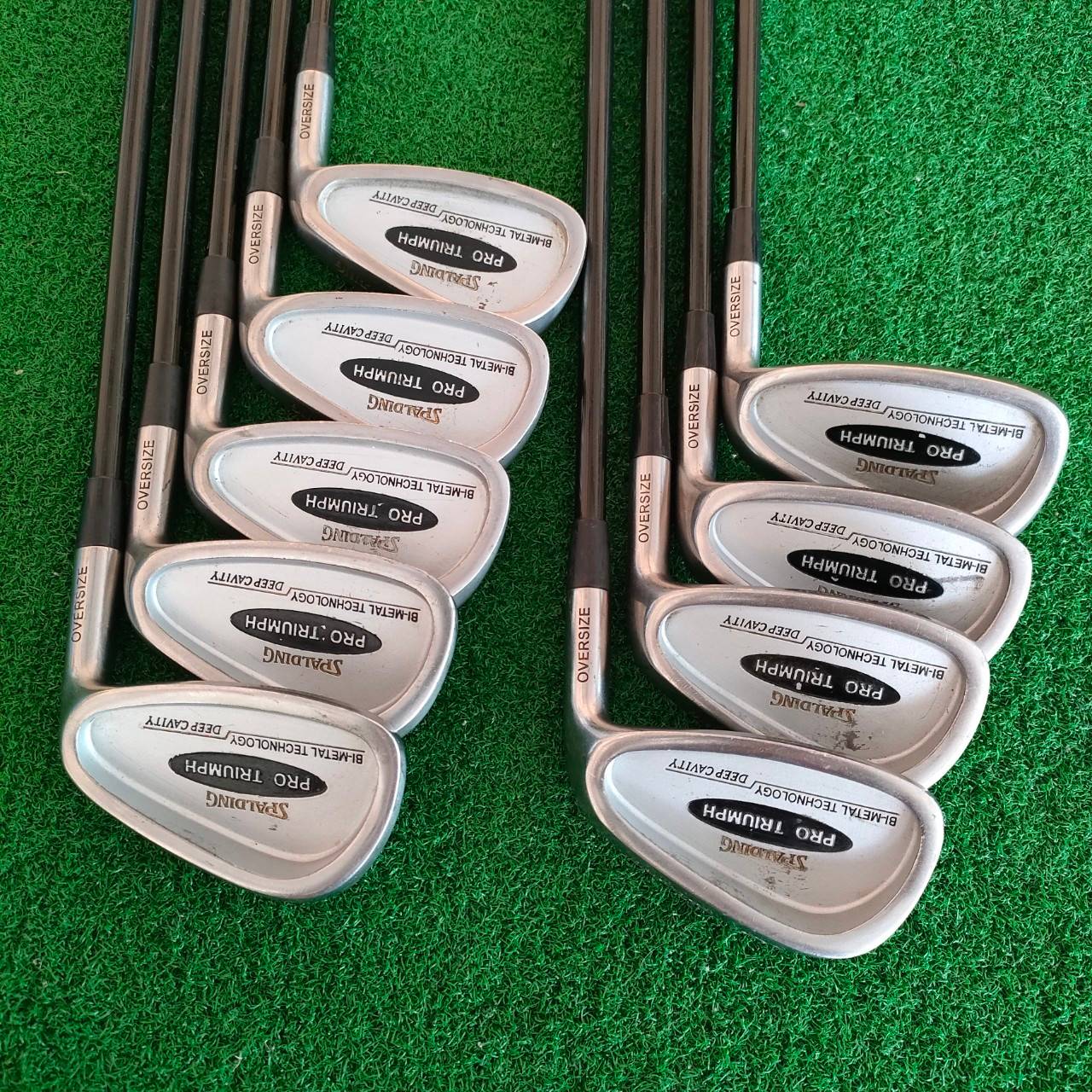 ชุดเหล็ก SPALDLNG PRO TRIUMPH มีเหล็ก 3-9 PW SW ก้าน ALDIAVX สภาพสวยสมบูรณ์ ใบใหญ่ตีง่าย ก้านเบานุ่ม ตีสบายๆครับ