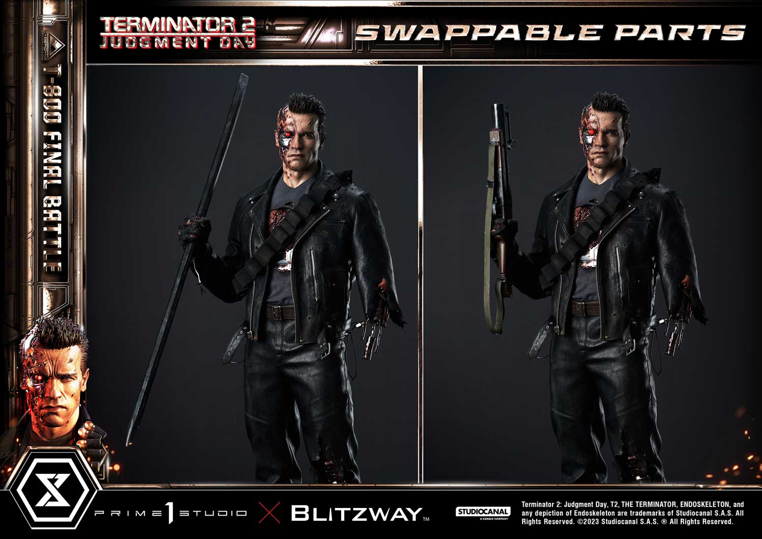 [สั่งจอง] Prime 1 Studio : T-800 (Terminator 2: Judgement Day)