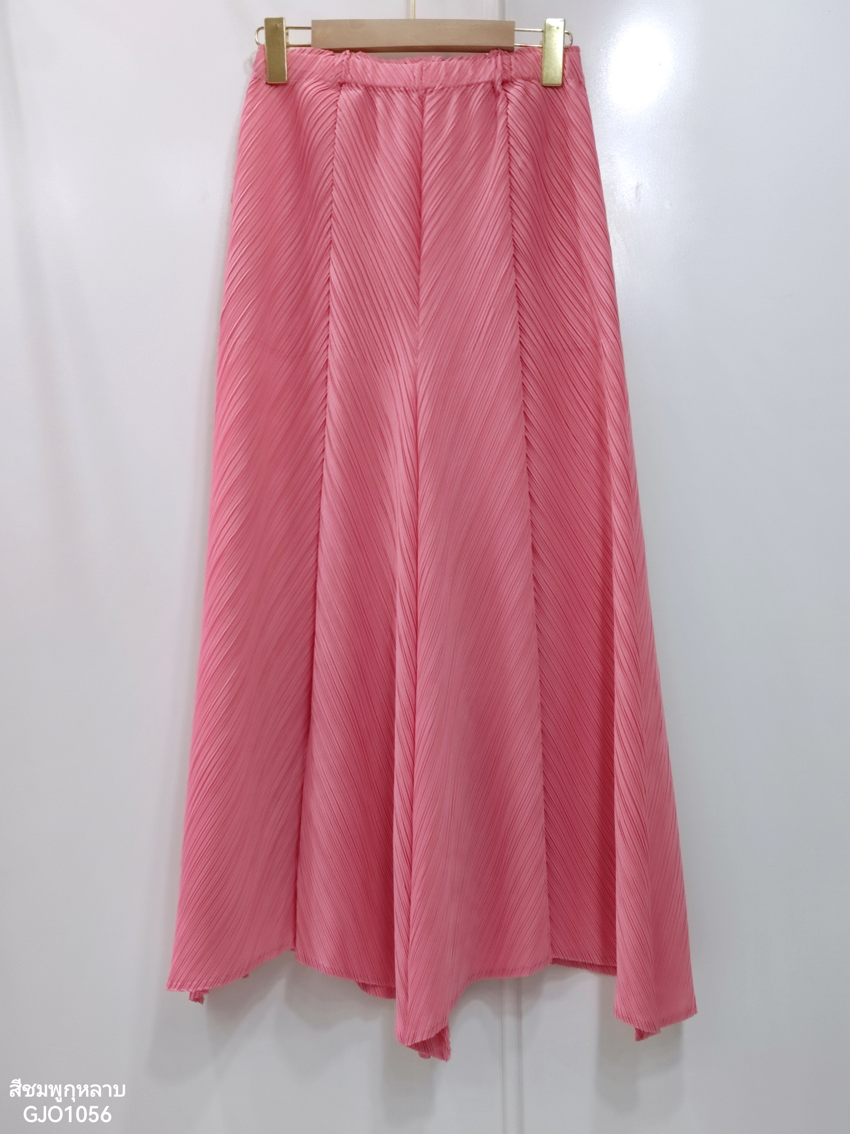 ปรับราคาลง20%!! ยาว 35 นิ้ว! 2MUAY รุ่น GJO1056 กางเกงพลีทคุณภาพ FLARE PLEATED PANTS 10 สี FREE SIZE