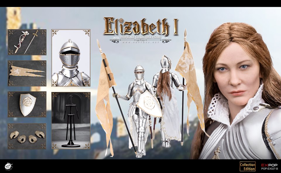 [สั่งจอง]POPTOYS EX027 A/B/C Queen Elizabeth I Standard/Deluxe Ver.