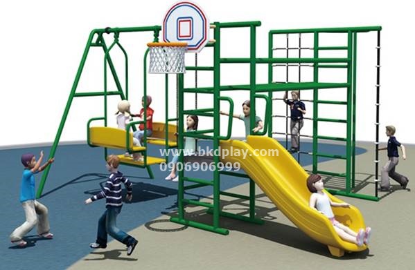 ชุดรวมZ ครบเซ็ท ปีนป่ายรวม ชิงช้า+บาร์โหน+สไลเดอร์ +ปีนป่าย +แป้นบาส, เครื่องเล่นสนาม กลางแจ้ง เหล็ก, สนามเด็กเล่น ,OutdoorPlayground, เครื่องเล่น สพฐ. โรงเรียน ศูนย์เด็กเล็ก
