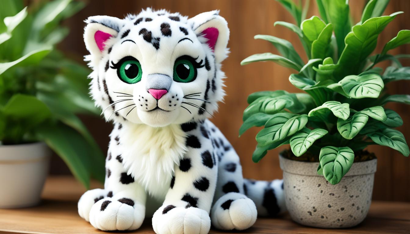 affordable snow leopard toy