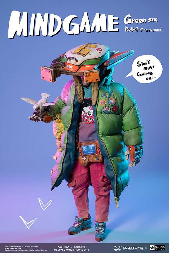 [สั่งจอง] Damtoys x Coal Dog ZP003 Mindgame series GREEN SIX 1/6 Action figure