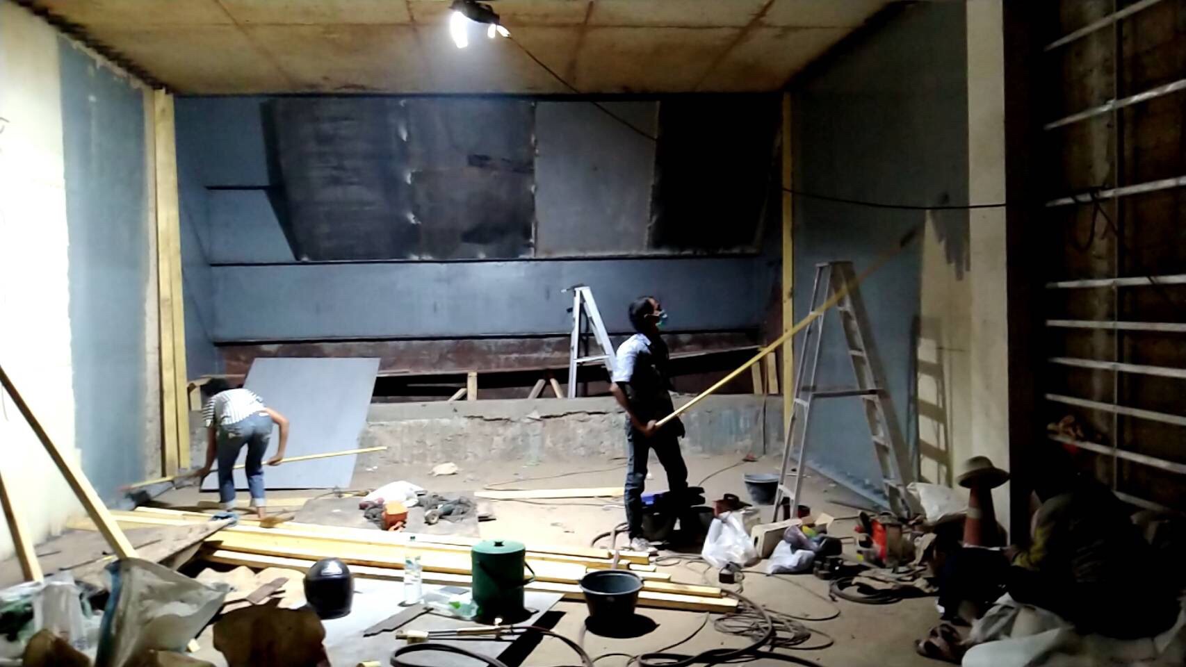 กองพิสูจน์หลักฐานกลาง สำนักงานตำรวจแห่งชาติ ปรับปรุงห้องทดสอบอาวุธปืน