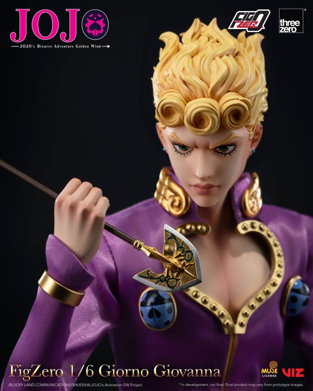 [สั่งจอง]Threezero 3Z06570M0 1/6 : JOJO’s Bizarre Adventure: Golden Wind FigZero - Giorno Giovanna