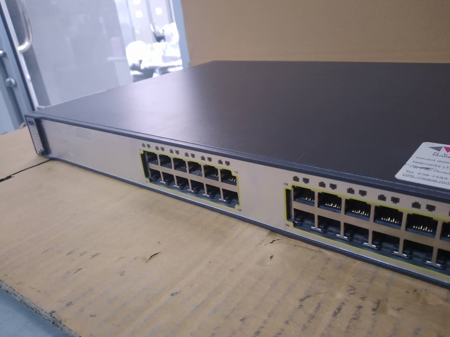Cisco ws-c3750-24ps-s Catalyst 3750 24 10/100 PoE + 2 SFP