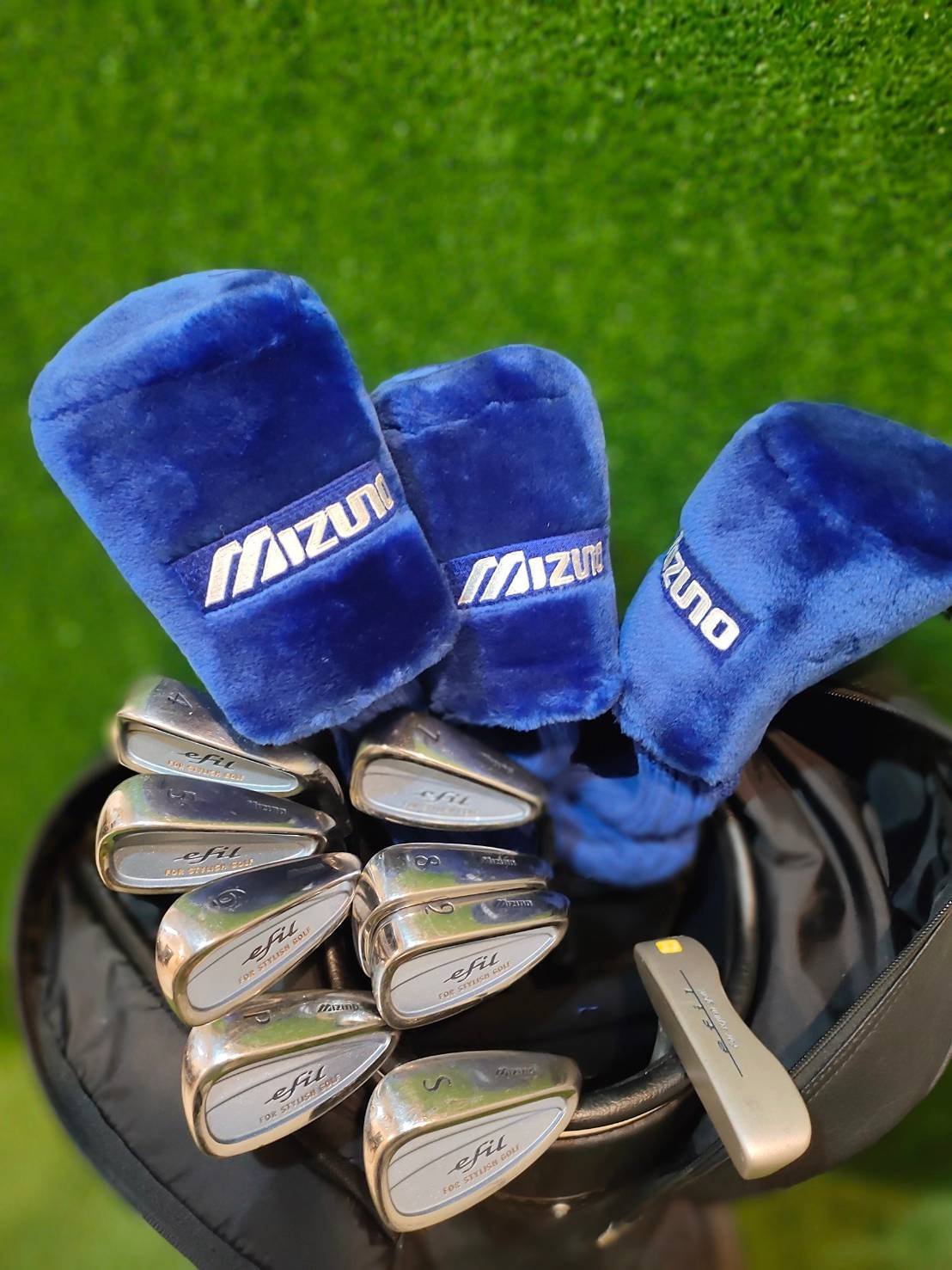 ไม้กอล์ฟครบชุดสำหรับผู้หญิง MIZUNO EFIL พร้อมถุงกอล์ฟ