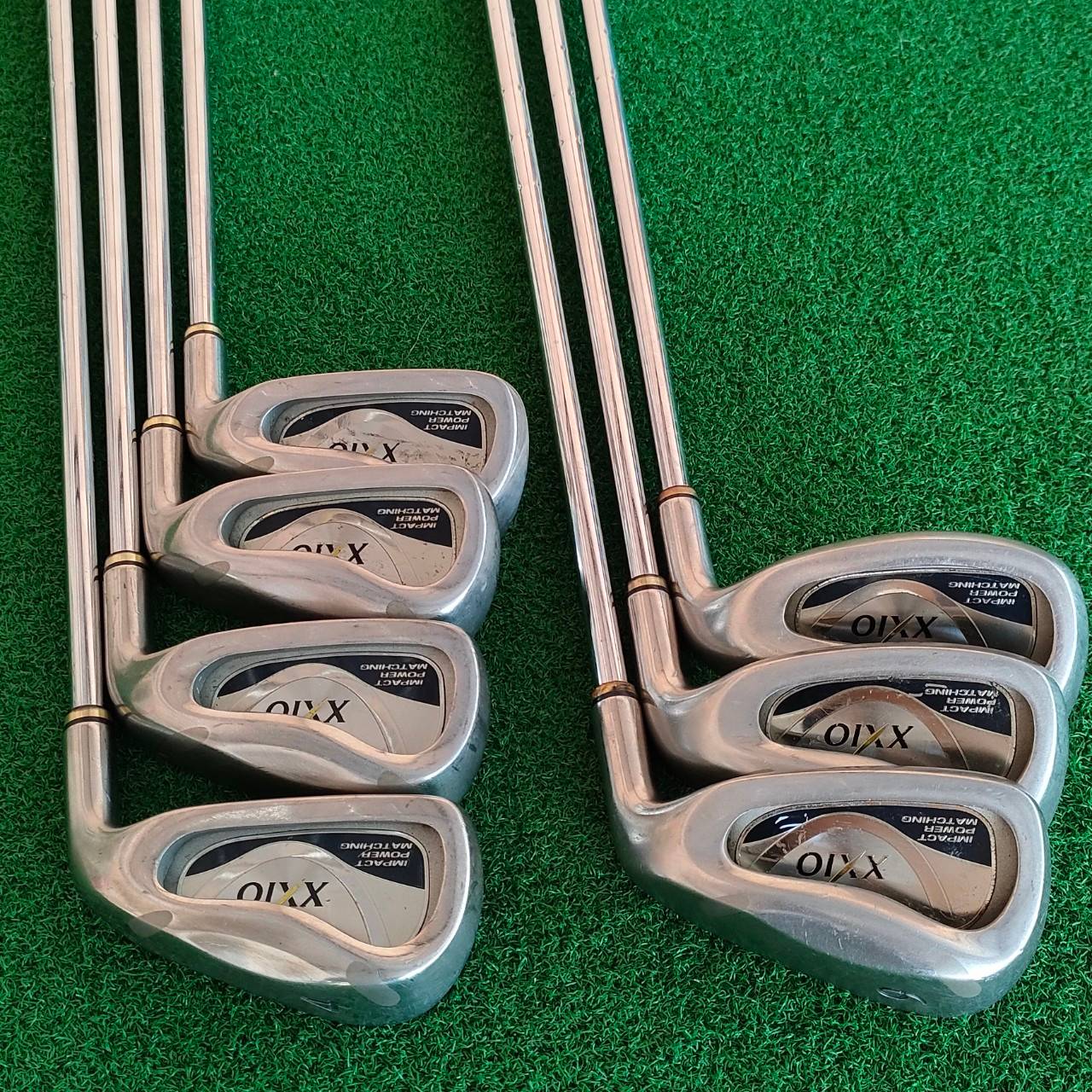 ชุดเหล็ก หน้าเด้ง XXIO IMPACT POWER มีเหล็ก 4 6 7 8 9 เเละ PW AW ** ไม่มีเหล็ก 5 ครับ ** ก้าน N.SPRO 950 GH FLEX R ชุดนี้หน้าเด้ง มีแผ่นหน้าเด้งหน้าไม้ ก้านเหล็กเบา คุณภาพดีพรีเมี่ยม