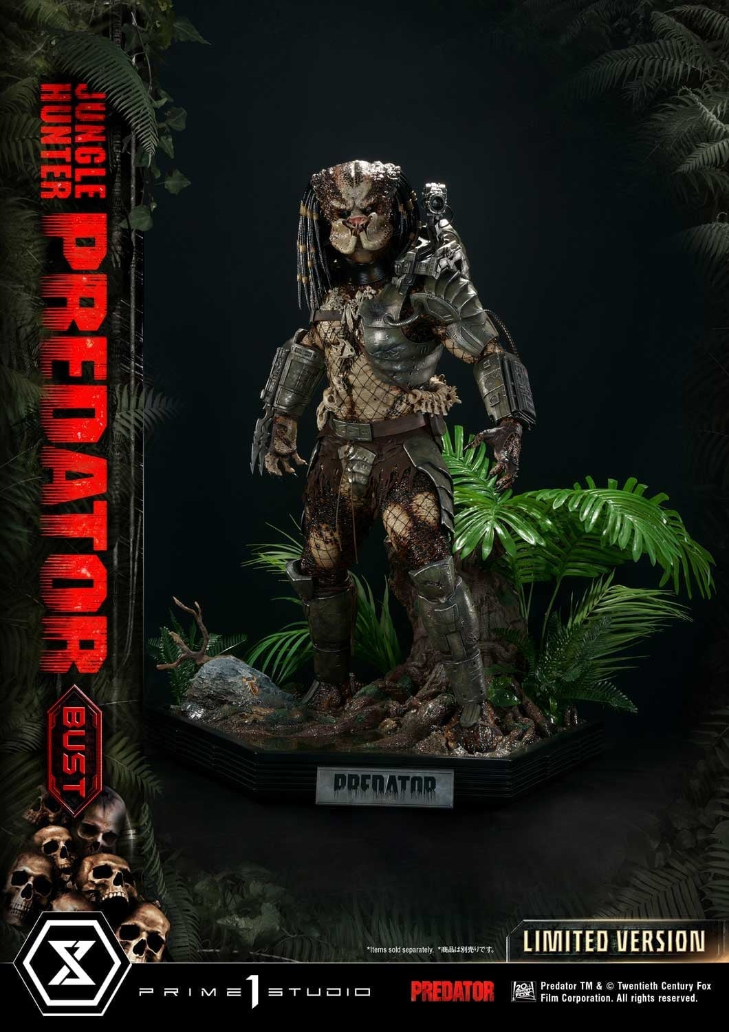 [สั่งจอง]Prime 1 Studio 1/3 : Jungle Hunter Predator Bust (Predator 1987)