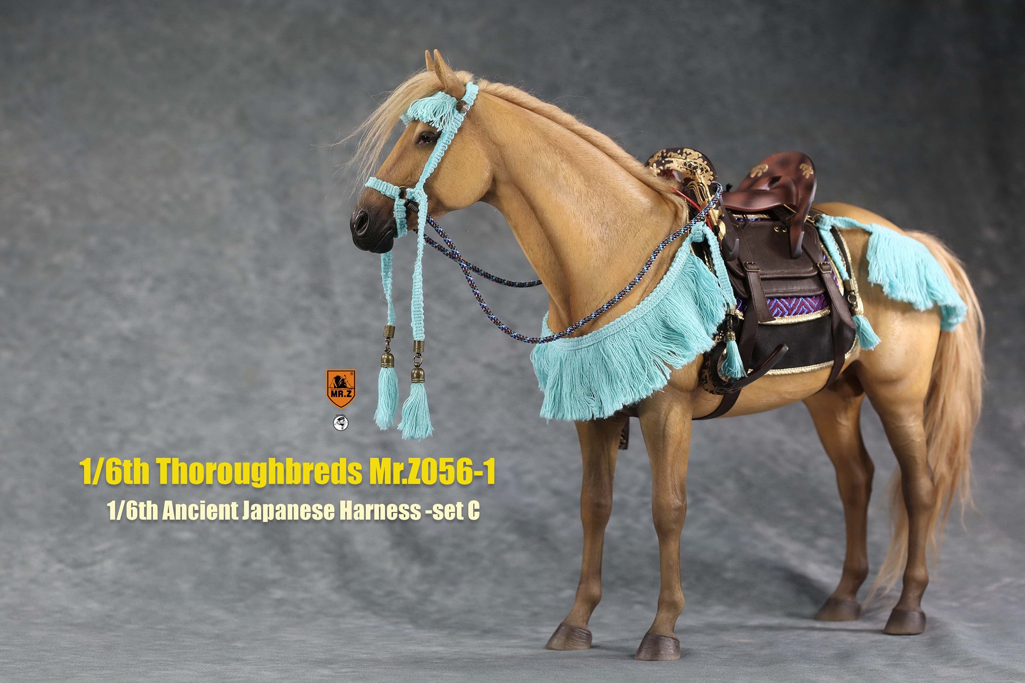[สั่งจอง]MR.Z MRZ056 1/6 animal model No.56 : Thoroughbreds （all 5 colours） MR.Z 1/6 : Ancient Japanese Harness Set