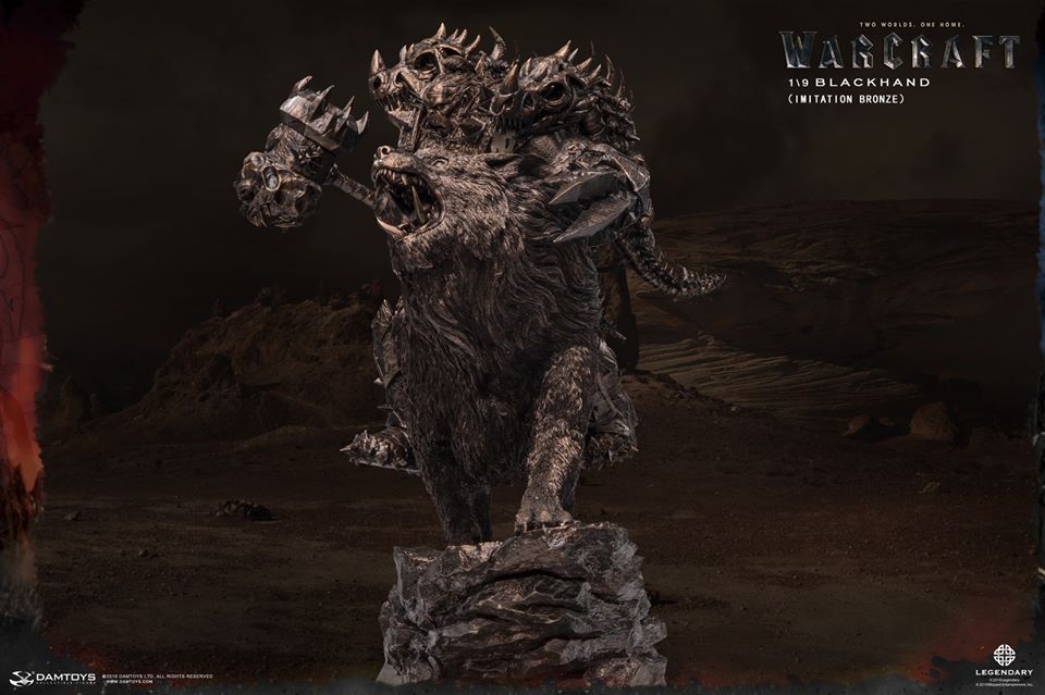 [สั่งจอง]DAMTOYS DMLW014/DMLW015 EPIC SERIES WARCRAFT - BLACKHAND RIDING WOLF STANDARD VER. /IMITATION BRONZE