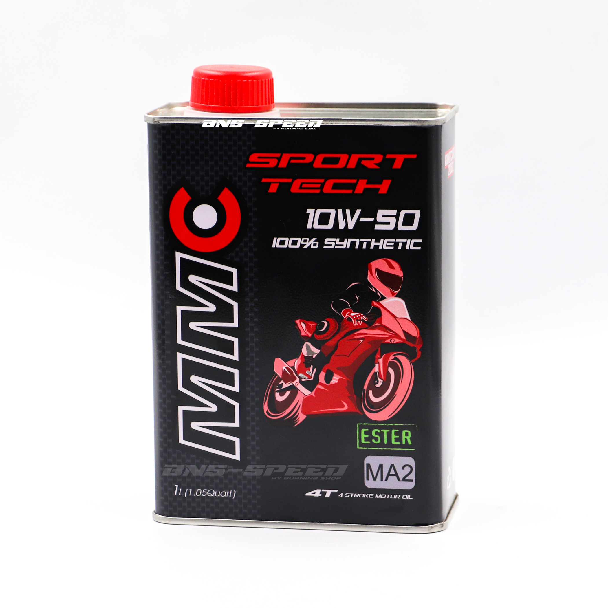 น้ำมันเครื่อง MMC Sport Tech 4T 10W50 สังเคราะห์แท้ ESTER