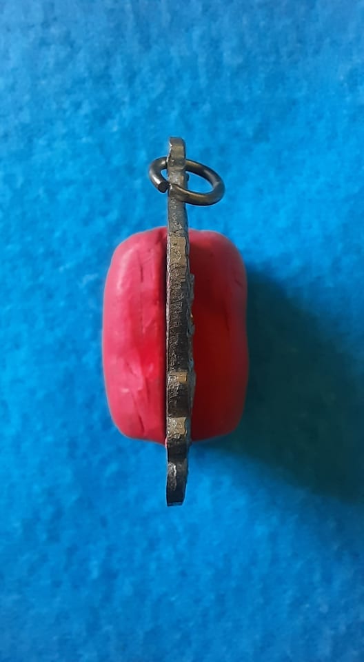 (ขายแล้ว)เหรียญ โพธิสัตย์ ศิลป จีน ตัวอักษร จีน นั่งสิงห์