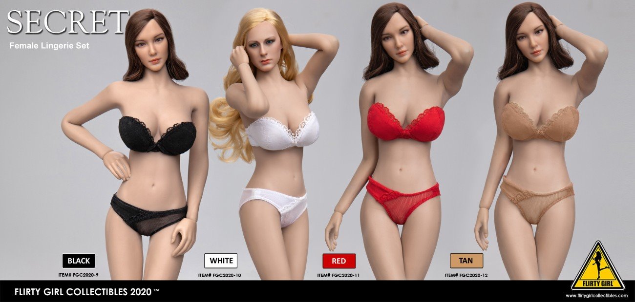 [สั่งจอง]FLIRTY GIRL COLLECTIBLES FGC2020-9-12 1/6 : Strapless Bra Set 2020