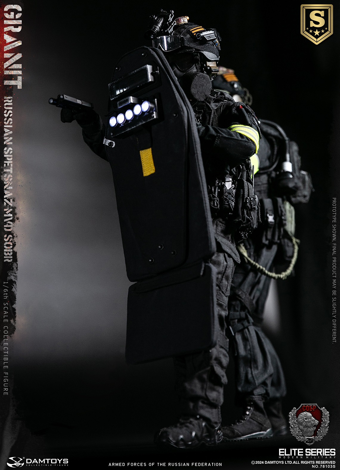 [สั่งจอง]DAMTOYS : 1/6 RUSSIAN SPETSNAZ MVD SOBR GRANIT