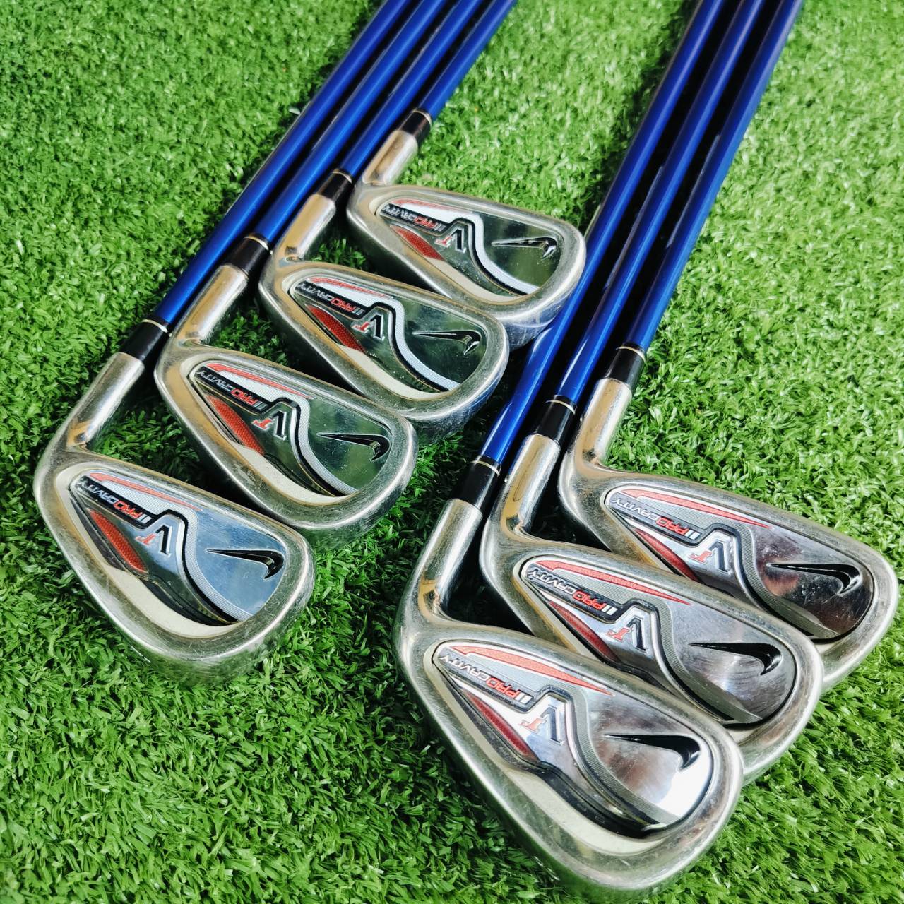 ชุดเหล็ก NIKE VR II PRO CAVITY มีเหล็ก 4 5 6 7 8 9 เเละ PW ก้าน PROJECT X 6.0 สุดยอดก้าน!!! ตระกูล VR คุณภาพเน้นๆ!!! สุด!!! ตีไกลมาก ไม้กอล์ฟพรีเมี่ยมมือสอง ของแท้ By NakaraLuxurious