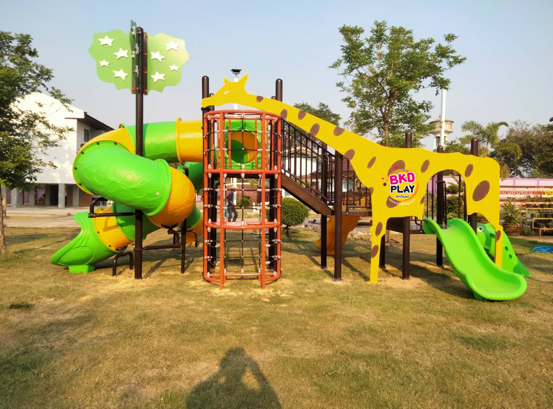 เครื่องเล่นสนาม กลางแจ้ง, ชุดยีราฟในสวนสัตว์ซาฟารี สนามเด็กเล่น ,เครื่องเล่นสนามกลางแจ้งในร่มราคาถูก, เครื่องเล่นสนามปฐมวัย, playground, outdoorplayground ,ครุภัณฑ์สนามเด็กเล่น, สพฐ,โครงการโรงเรียนประชารัฐ playground,สไลเดอร์,ของเล่นเสริมพัฒนาการ,เครื่องเ