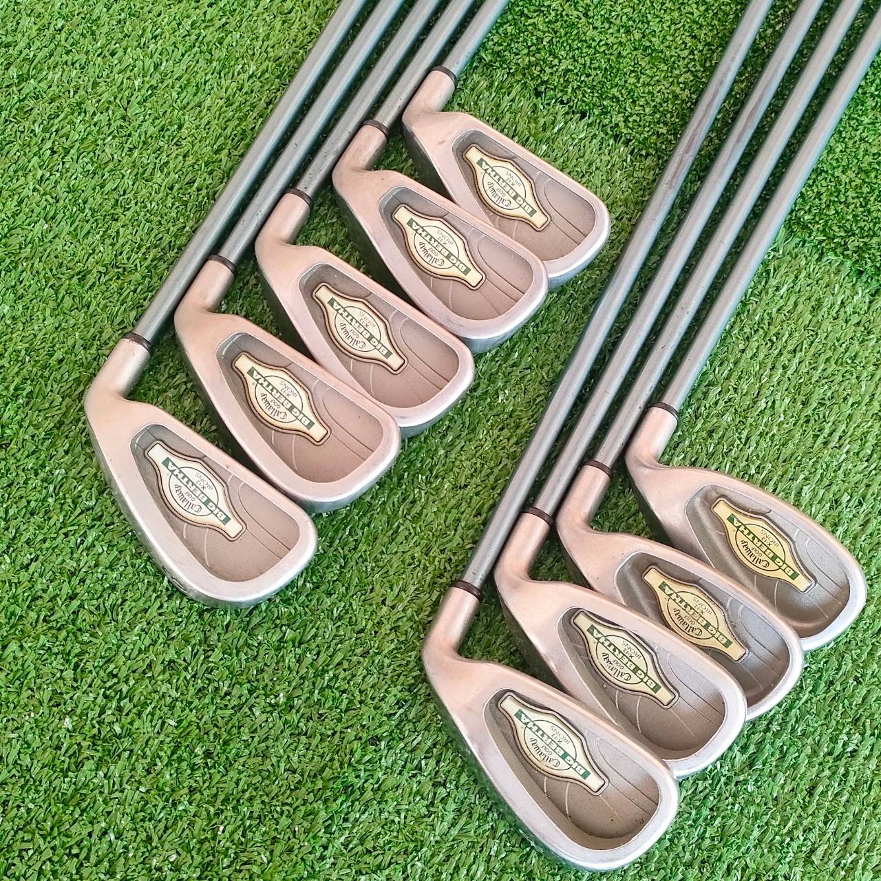*** ไม้กอล์ฟสำหรับผู้หญิง *** ชุดเหล็ก CALLAWAY BIG BERTHA X-12 มีเหล็ก 3-9 เเละ PW SW ครบ 9 ชิ้น