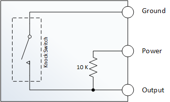 โมดูลตรวจจับการชน Impact sensor KY-031
