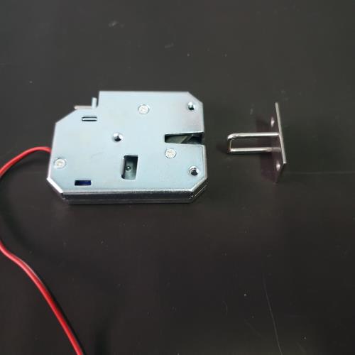กลอนแม่เหล็กไฟฟ้า XG-07C จ่ายไฟปลดล็อค 12V 2 สาย โซลินอยด์ล็อค Solenoid lock Express cabinet lock small cabinet door electromagnetic lock 12v