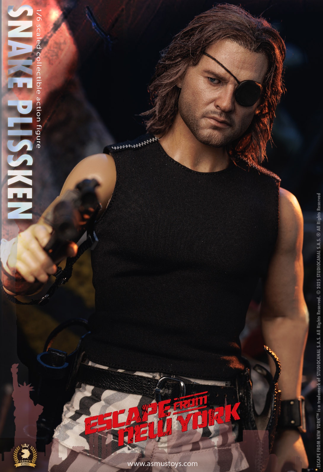 [สั่งจอง]ASMUS TOYS 1/6 : THE CROWN SERIES - SNAKE PLISSKEN