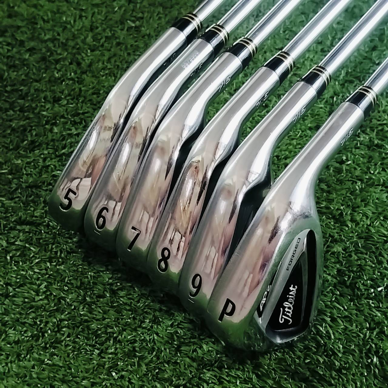 ชุดเหล็ก Titleist AP2 716 FORGED ก้าน True Temper M-80 R มีเหล็ก 5 6 7 8 9 PW . ให้ประสิทธิภาพอันยอดเยี่ยม ไม้กอล์ฟพรีเมี่ยมมือสอง ของแท้ By NakaraLuxurious
