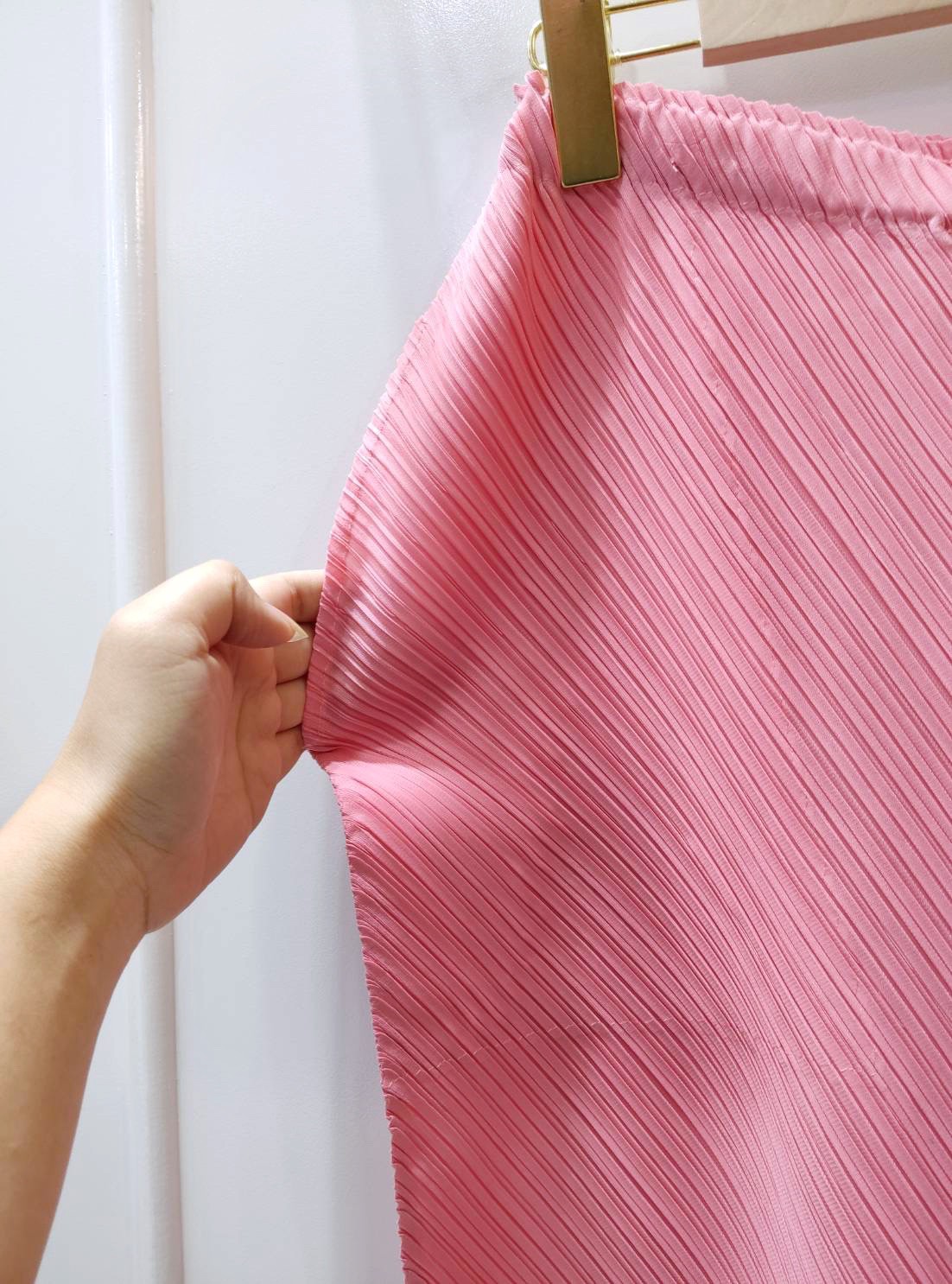 ยาว 32.5นิ้ว!! 2MUAY รุ่น GJO3682 กางเกงผู้หญิง กางเกงพลีทคุณภาพ 12สี FREE SIZE THICKER BOTTOM PLEAT PANTS