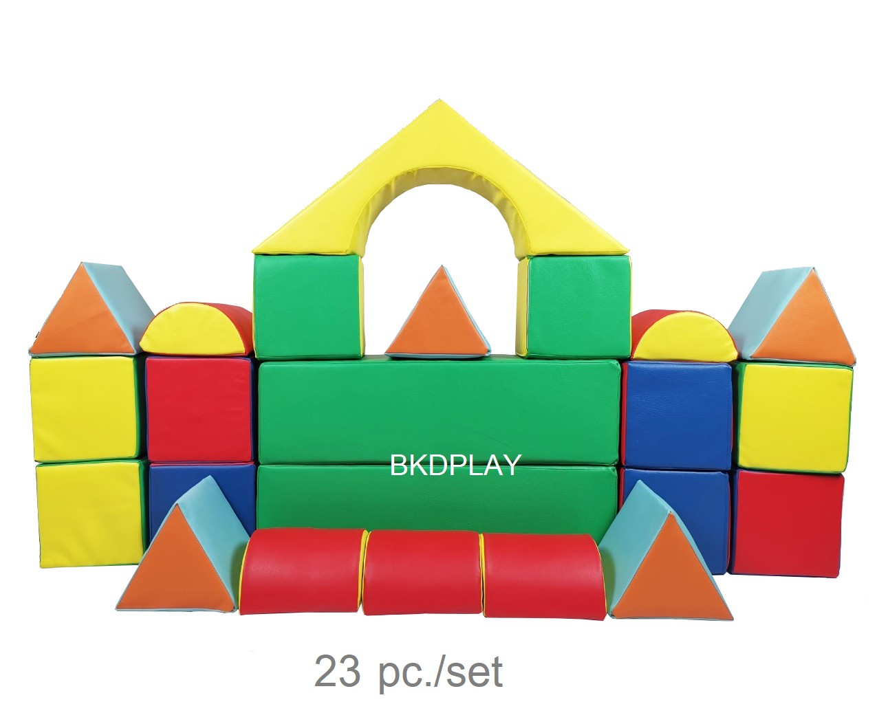 เบาะนุ่มนิ่ม เรขาคณิตนุ่มนิ่ม ลูกเต๋า softplay ของเล่นในร่ม Kids Zone พร้อมส่ง