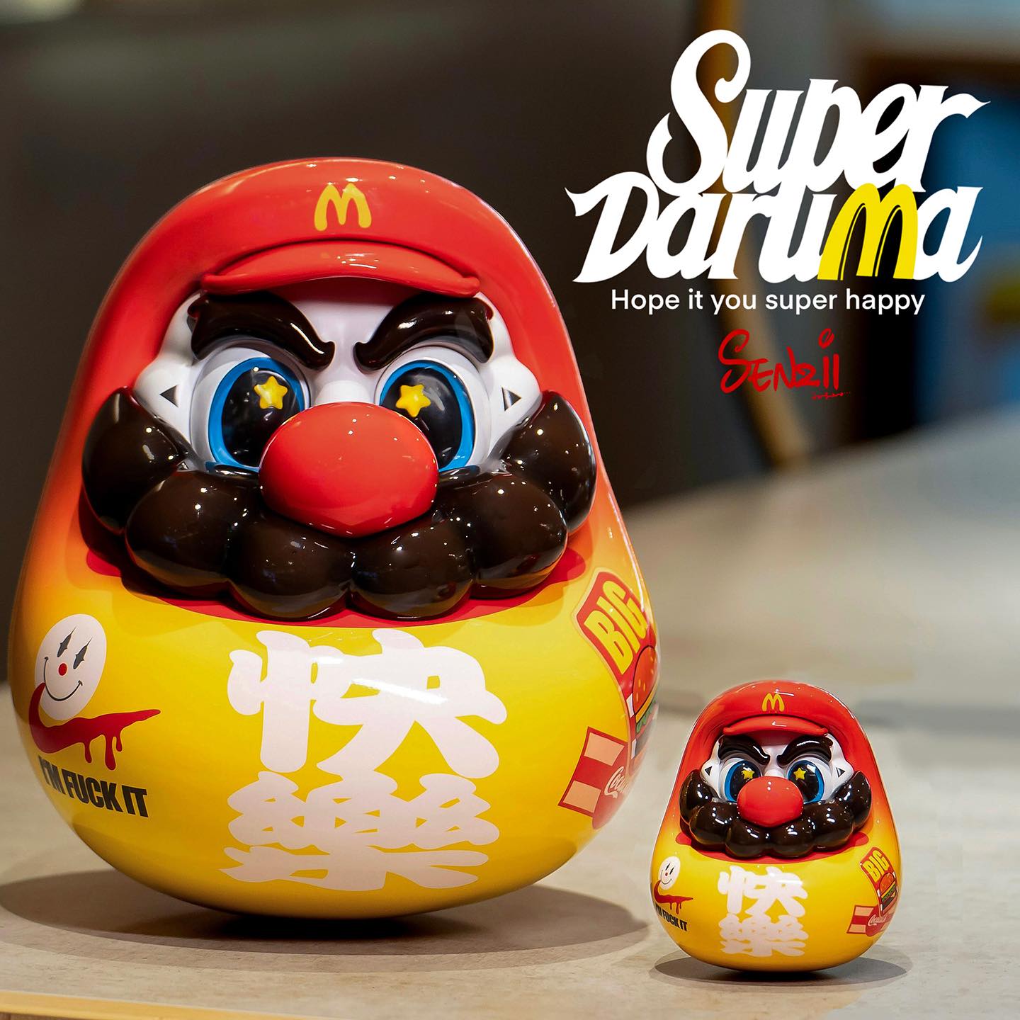 [สั่งจอง]SENZII × SuperDaruma : Daruma Happy