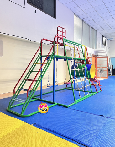 ชุดรวม E เชือกถักใหญ่ ประกอบด้วยสไลเดอร์ชิงช้าปีนป่ายแป้นบาสและถังลอดถ้ำ กระดานลื่นเหล็ก เครื่องเล่นสนามกลางแจ้ง เครื่องเล่นสนามเหล็ก OutdoorPlayground,ผลิตเครื่องเล่นสนาม,เครื่องเล่นในสนามเด็กเล่น,เครื่องเล่นงบสพฐ.,ประชารัฐ, ราคาโรงงาน