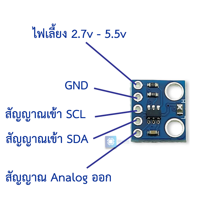 GY-4725 I2C DAC Breakout MCP4725 digital-to-analog conversion DAC module I2C interface digital-to-analog conversion