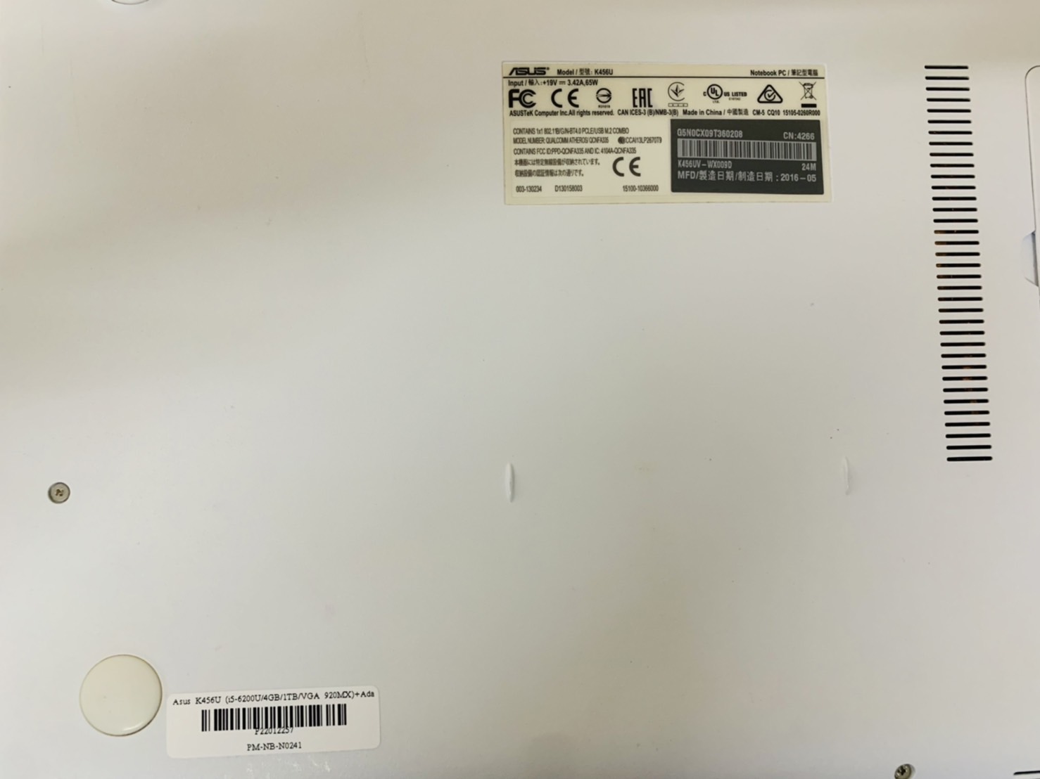 โน้ตบุ๊ค Notebook Asus K456U - 14 inch HD