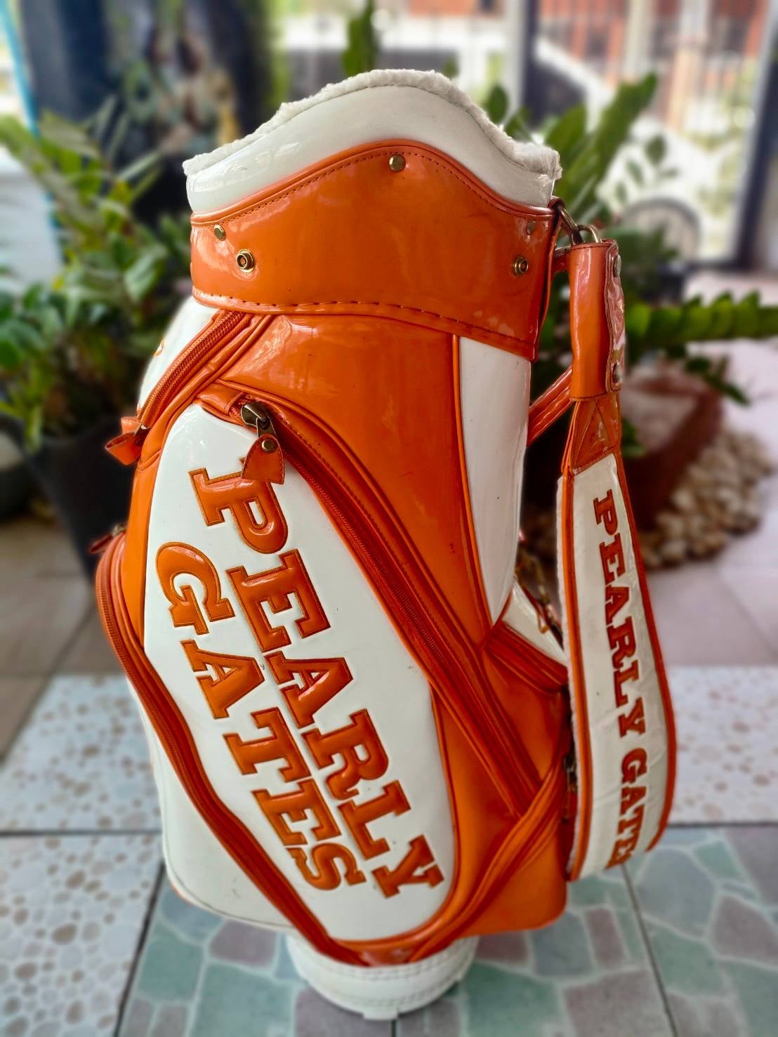 ถุงกอล์ฟ PEARLY GATES 89 เท่ห์มาก ภายในบุขนมิ๊ง กันรอย ขนาด 9 นิ้ว