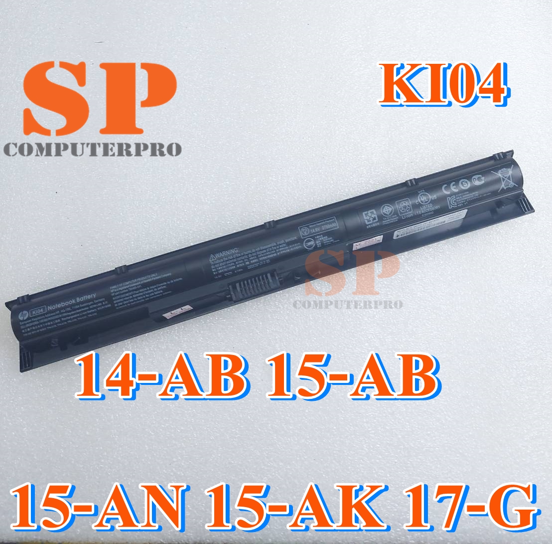 HP Battery แบตเตอรี่ของแท้ HP Pavilion 14-AB 15-AB 15-AN 15-AK 17-G model: KI04