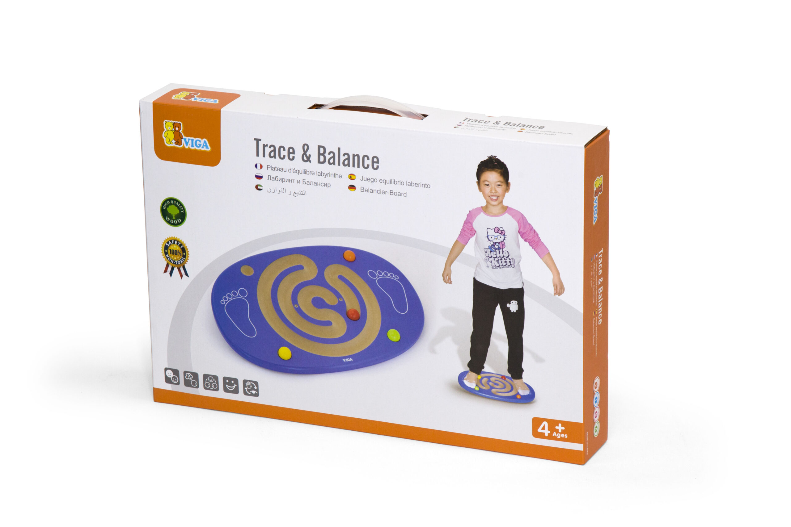 แท่นฝึกทรงตัวลูกแก้วแสนสนุก ,ฝึกทรงตัว, เคลื่อนไหว ของเล่นปิรามิด, เดินทรงตัว,สินค้าพร้อมส่ง