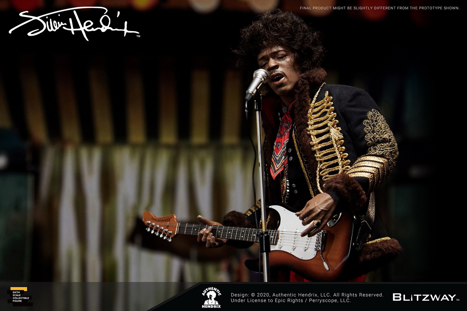 [สั่งจอง] BLITZWAY BW-UMS 11201 1/6 Scale : Jimi Hendrix