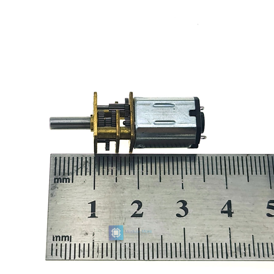 มอเตอร์เกียร์ขนาดเล็ก GA12-N20 Geared Motor Smart Car 6V Mini DC Geared motor 300 rpm