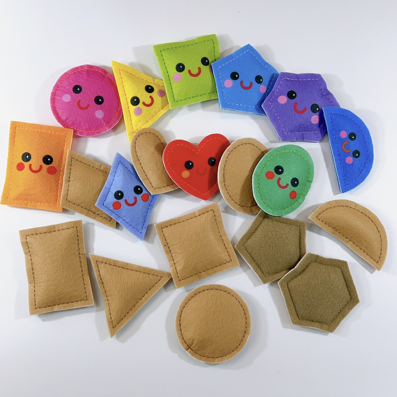 ถุงถั่วจับคู่รูปทรง ของเล่นเสริมพัฒนาการ ,ของเล่นเสริมทักษะ,ของเล่นเด็ก, สื่อการสอนอนุบาล