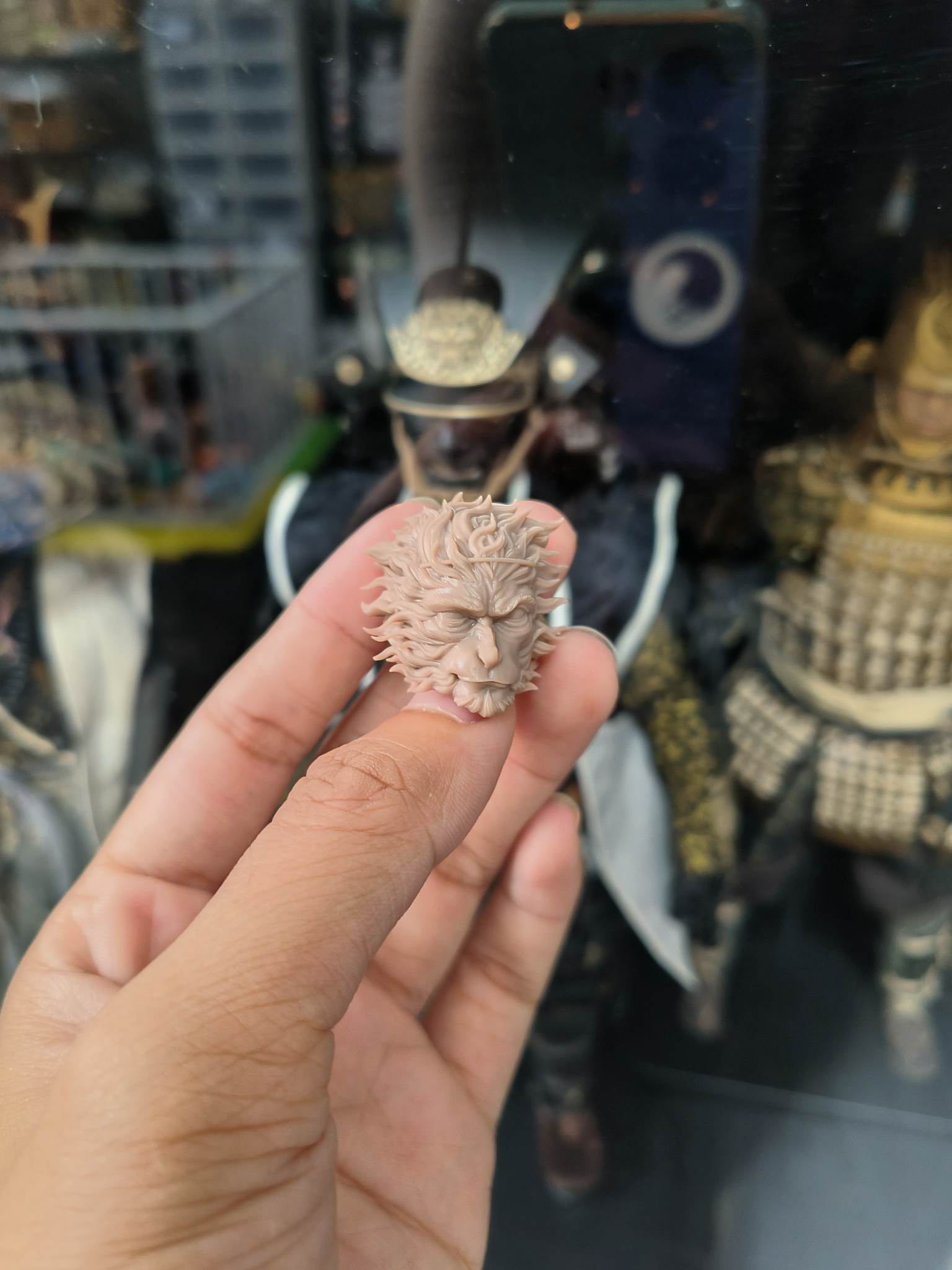 [พร้อมส่ง ] c.tudio 1/12 : Wukong custom Head เวอร์ชั่นหัวดิบไม่ลงสี - มีให้เลือก 4 แบบ