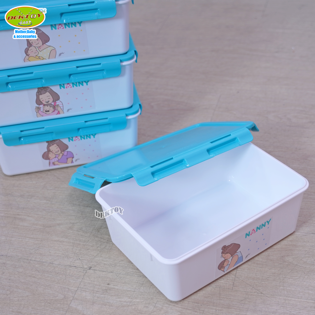 Nanny แนนนี่ กล่องเก็บของเอนกประสงค์ ขนาด 5 ลิตร ลาย Munin (มุนิน) 186MU