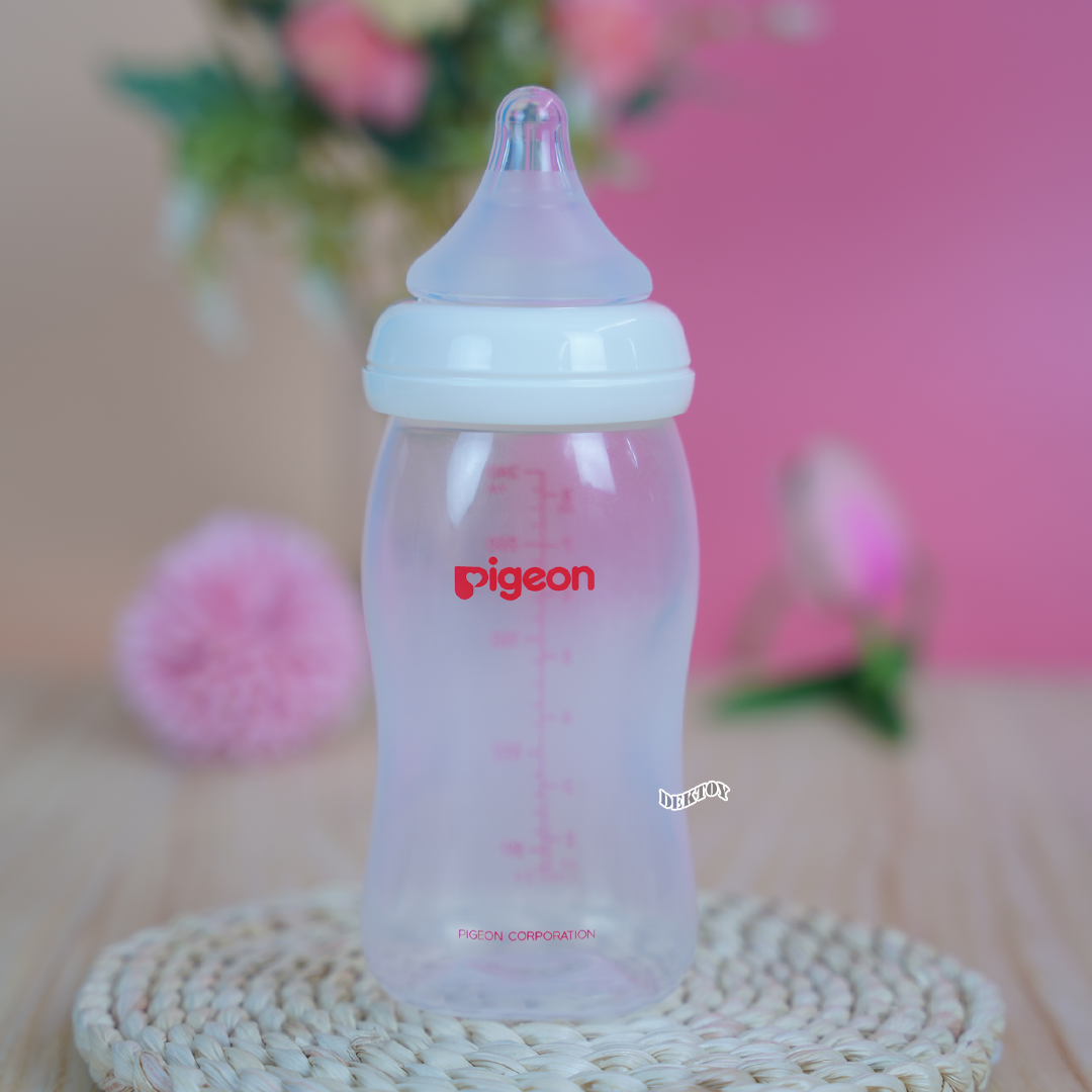 PIGEON พีเจ้น ขวดนมพีเจ้น PP 8 ออนซ์ 240 มล คอกว้าง