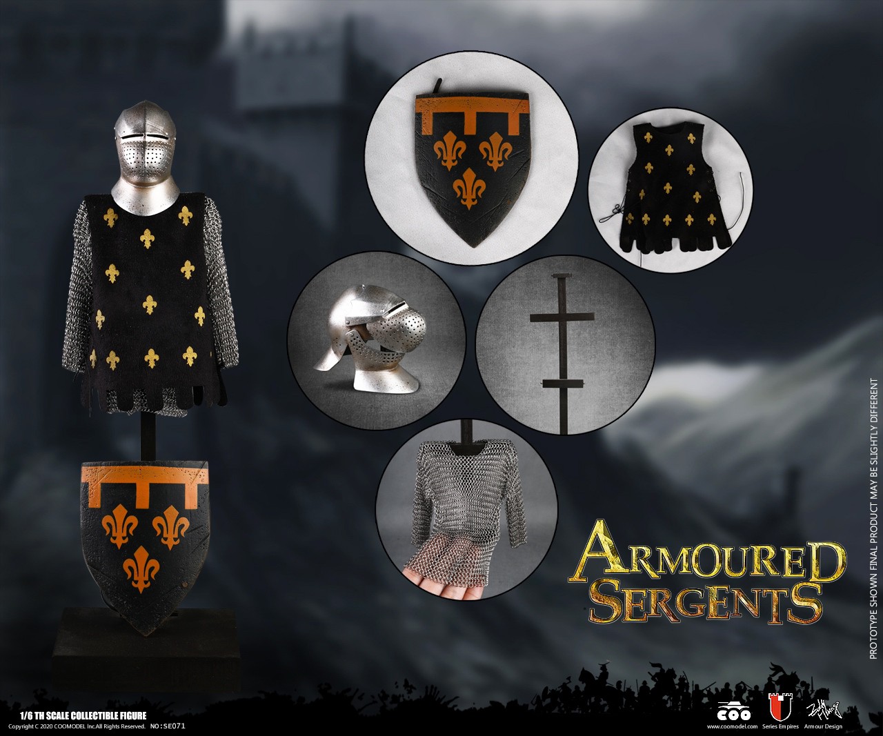[สั่งจอง] COOMODEL NO.SE071 1/6 SERIES OF EMPIRES - ARMORED SERGENT